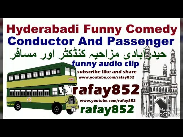 Funny Hyderabadi Comedy Bus Conductor And Passenger Ticket | 1990s Famous Audio Comedy @rafay852