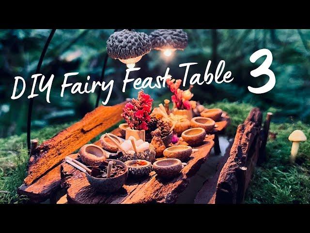 DIY Fairy Feast Table 3 - built with natural materials