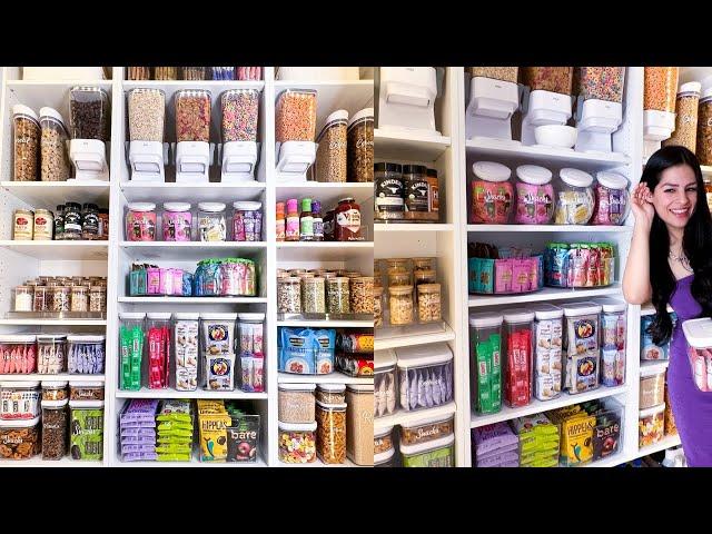 ULTIMATE PANTRY ORGANIZATION | Satisfying Clean and Pantry Restock Organizing on a Budget | Narwal