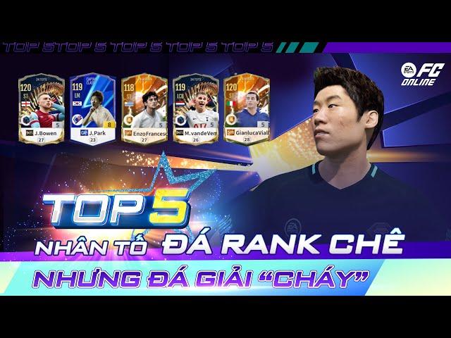 Top 5 cầu thủ "TÀNG HÌNH" tại rank nhưng HOT tại FVPL Autumn 2024 | FC Online