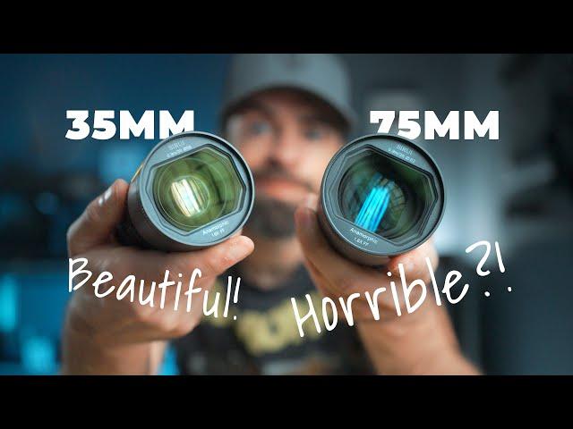 35mm VS 50mm VS 75mm FOR VIDEO  HUGE Difference!! | Ft. Sirui Saturn Full-Frame Anamorphic Lenses