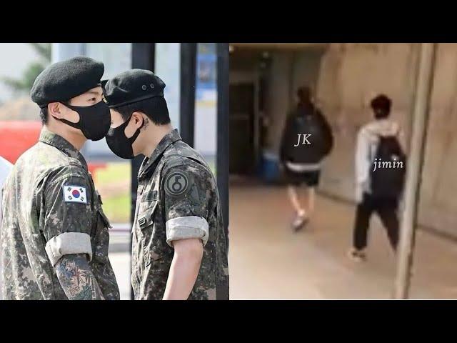 Jungkook and Jimin Walked in a Building Without Wearing Military Uniforms! What Happened?