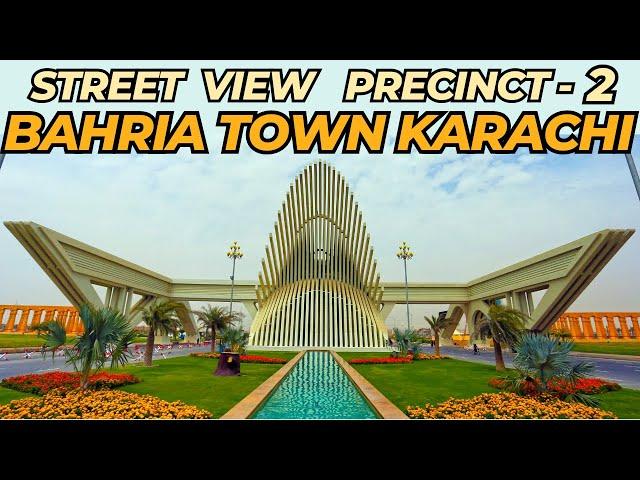 Street Tour Of Precinct 2 - Quaid & Iqbal Villas | Bahria Town Karachi | Bahria Property Network