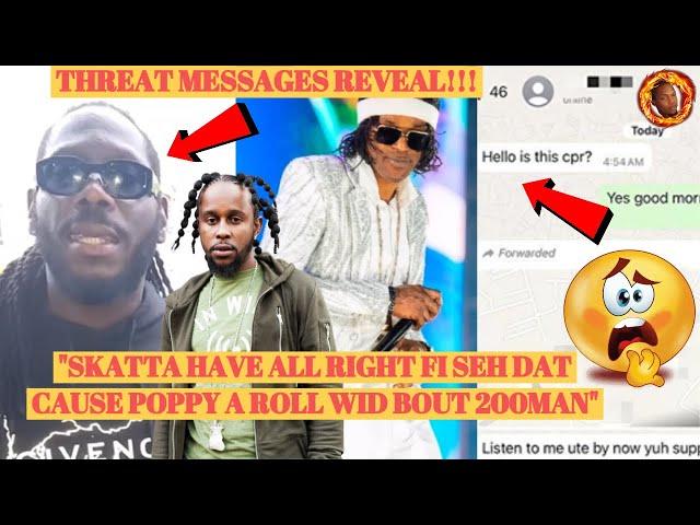 SKATTA BURRELL Get SHAWN STORM INVOLVE Leaked MESSAGES Of THR3ATS!Blacksan In DANGER Skeng x Popcaan