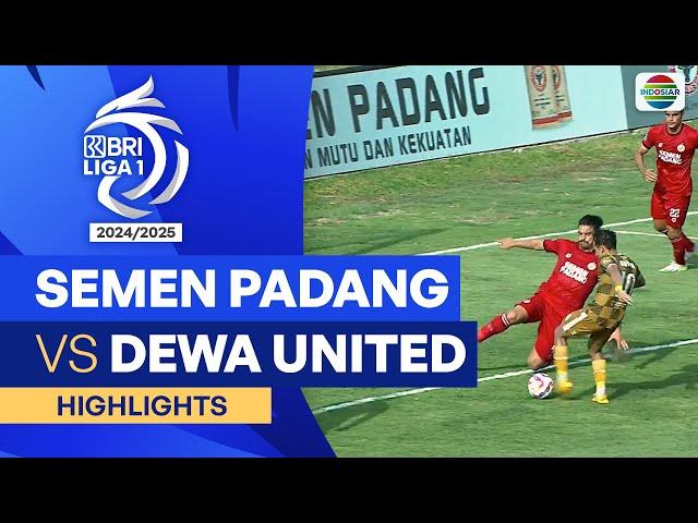 Semen Padang VS Dewa United - Highlights | BRI Liga 1 2024/25