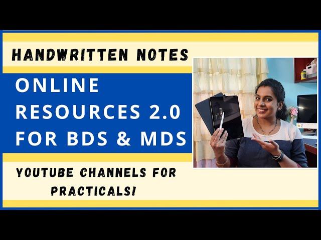 Learn dentistry online with these channels | Online resources 2.0 for BDS & MDS | Divya Giridharan