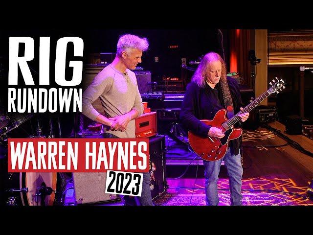 Warren Haynes Rig Rundown Guitar Gear Tour with Gov't Mule [2023]