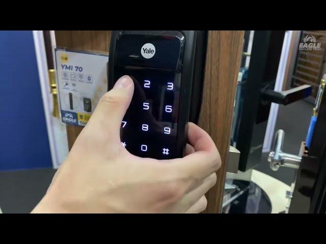 YALE YMI70 Smart Digital Lock - How to Change Passcode