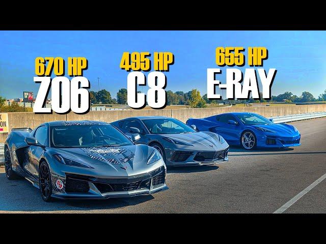 How much power is enough? Driving the full Corvette lineup