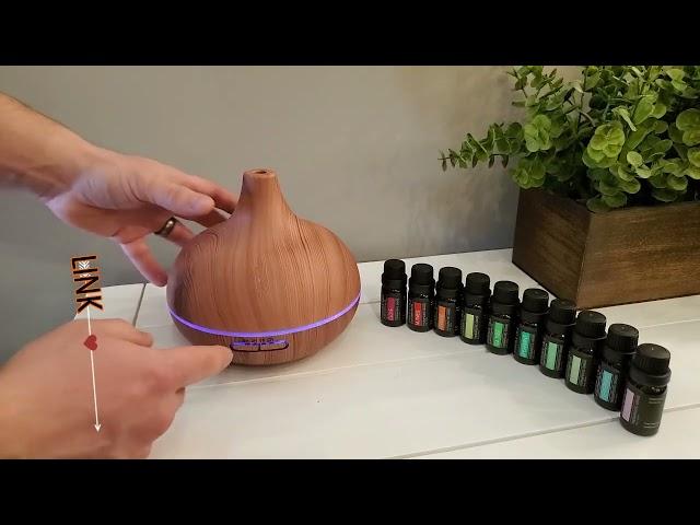 Essential Oil Diffuser-Ultimate Aromatherapy Diffuser & Essential Oil Set