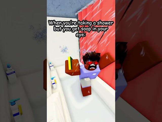 Shower Taking #roblox #shorts #short #funny #sammiesjammies #robloxmemes