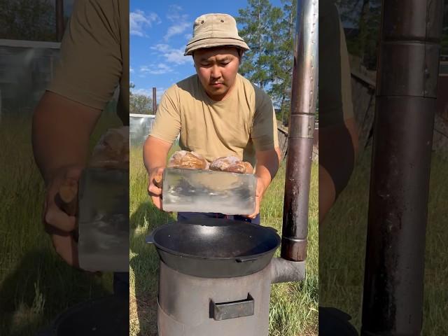 Giblets in soy sauce / Потроха в соевом соусе #pandasakha #permafrost #food #outdoors