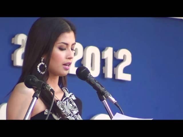 Miss U 2011 3rd RU Shamcey Supsup as graduation speaker