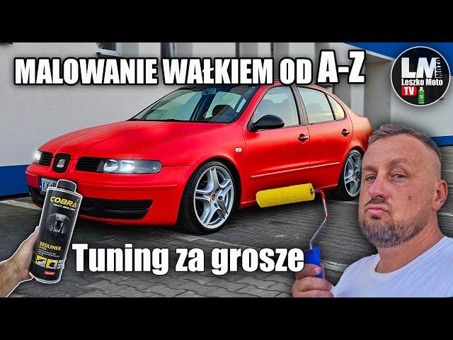 Jak dobrze pomalować auto wałkiem !! Tuning Seata nie przekroczył 5000zł !!