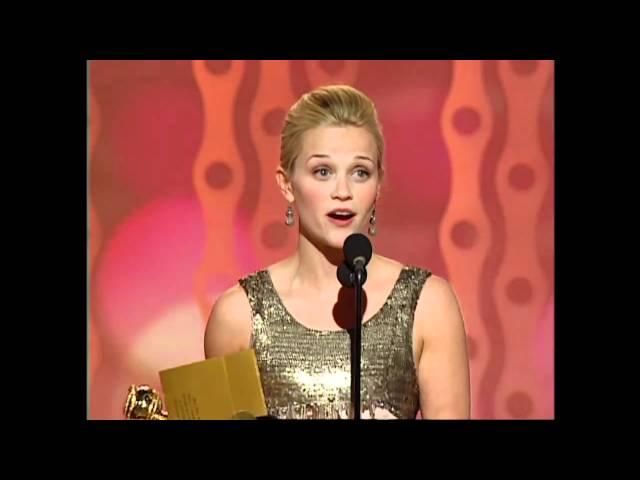 Reese Witherspoon Wins Best Actress Motion Picture Musical or Comedy - Golden Globes 2006