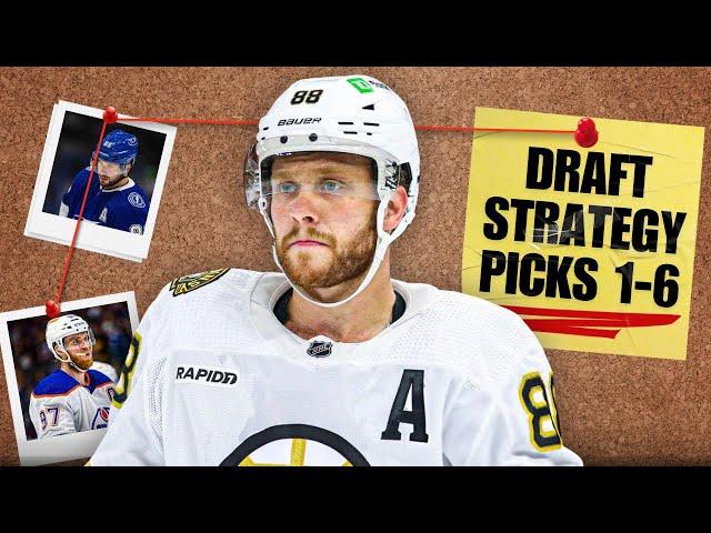 The BEST Early Round Draft Strategy For 2024 Fantasy Hockey (Picks 1-6)