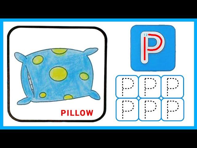 Tracing | Tracing Letter P | Tracing Letters For Kids | Practice Writing Letter P