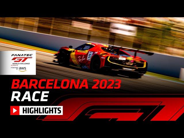 Race Highlights | Barcelona 2023 | Fanatec GT World Challenge Europe Powered by AWS