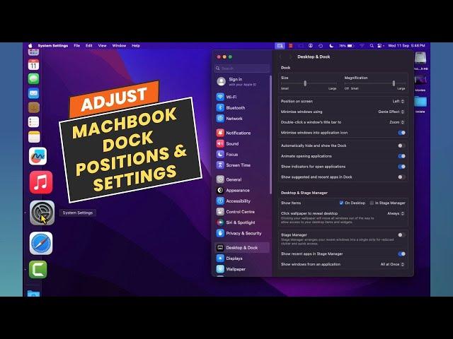 MacBook Settings: How to Change Dock Position & Customize It