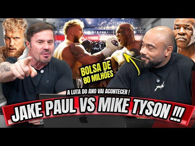 JAKE PAUL VS MIKE TYSON - A LUTA DO ANO - REAGIMOS AOS TREINOS E AO SHAPE DELES - QUEM VAI VENCER?