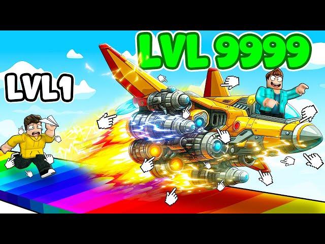 BECOMING THE FASTEST PLANE RACER IN RACE SIMULATOR ROBLOX!!