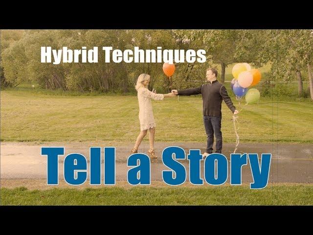 How do I tell a story with my hybrid eProduct?