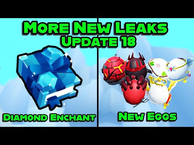  DIAMOND ENCHANT, A BUNCH OF NEW EGGS, AND MORE - UPDATE 18 NEW LEAKS IN PET SIMULATOR 99