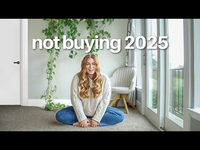 50 +Things I'm Not Buying in 2025 (to live more sustainably)