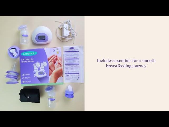 Keep pumping with Lansinoh Double Electric Breast Pump, Moms!