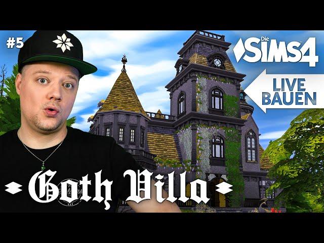 GOTH VILLA bauen LIVE MIT Leben & Tod Erweiterungspack und allen anderen Die Sims 4 Packs!