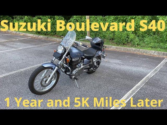 Suzuki Boulevard S40 Motorcycle Review 1 Year and 5K Miles Later