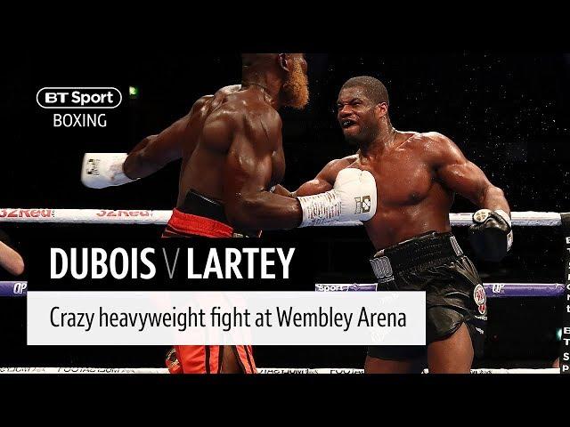 Crazy heavyweight war! Daniel Dubois v Richard Lartey full fight