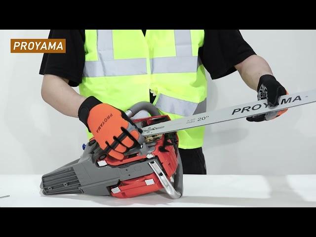 How To Install Chain on A Gas Chainsaw Properly | PROYAMA