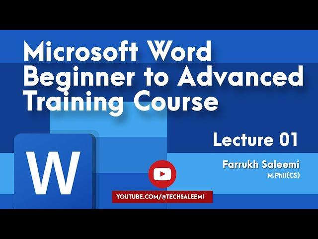 Microsoft Word Beginner to Advanced Training Course