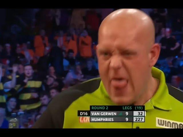 Michael Van Gerwen Toxic Behaviour + Argument With Humphries - Masters 2022