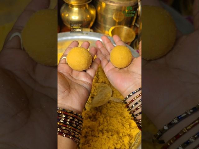 Traditional Besan Laddoo #makeeathealthy