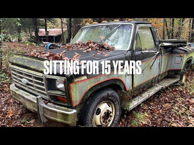 83000 Mile Original 1984 Ford Diesel F350 Dully 4 Speed Manual , A Special Moment With My Dad