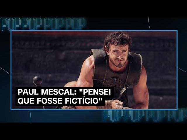 "Pensei que fosse ficção", diz Paul Mescal sobre fatos históricos de "Gladiador 2" | CNN Pop