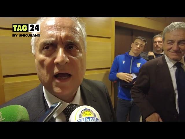 Lotito intervista: “Presidente deve essere presente, io laziale da quando ho 5 anni”