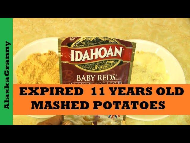 Expired Mashed Potatoes 11 Years Old Idahoan Potatoes