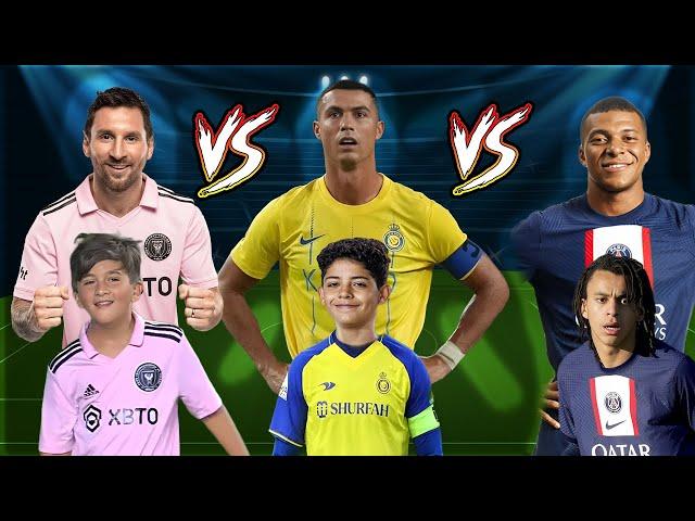 junior Ronaldo VS Thiago Messi VS Ethan Mbappe