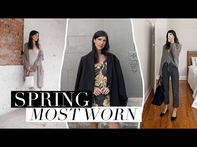 Spring Most Worn Items (Transitional Season Basics/Wardrobe Wear Count)