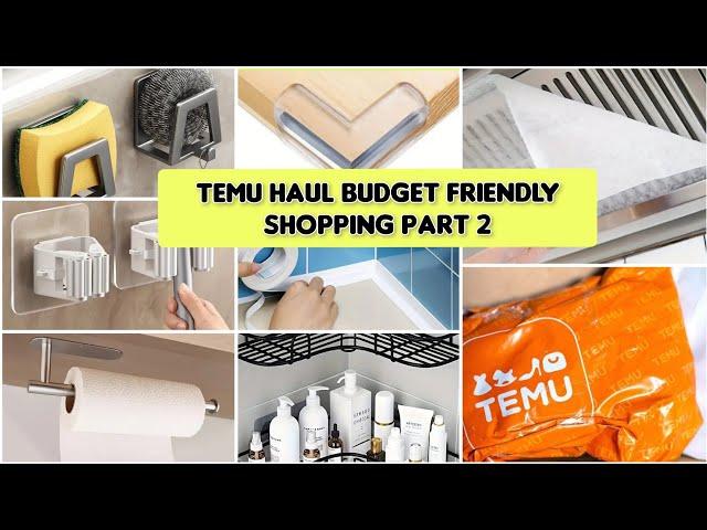 Unboxing Temu haul || Best Budget friendly Kitchen Itams || Temu Kitchen Shopping part 2