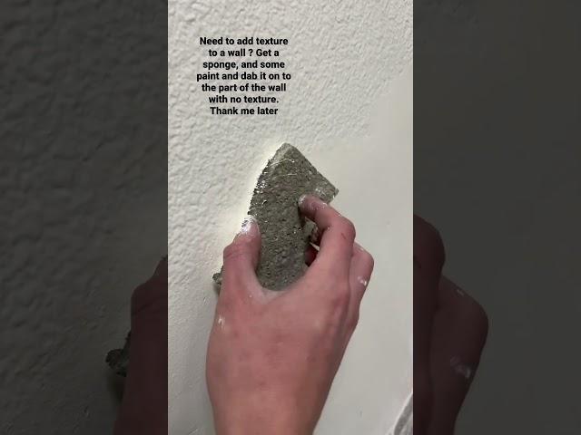 How to add texture to a wall