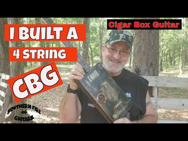 Cigar Box Guitars - I built a 4 String Cigar Box Guitar, I LIKE IT !!!!