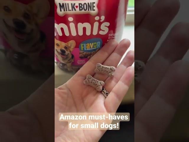 Amazon must-have for small dogs Milk-Bone Minis #shorts #milkbone