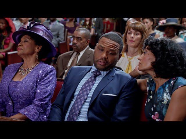 Dre & Bow Struggle with a Long Church Service - black-ish