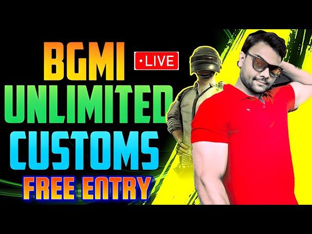 BGMI Custom Room live - Free Entry for All