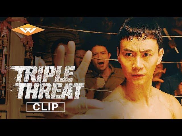 TRIPLE THREAT (2019) Clip | Underground Fight | Iko Uwais, Tiger Chen