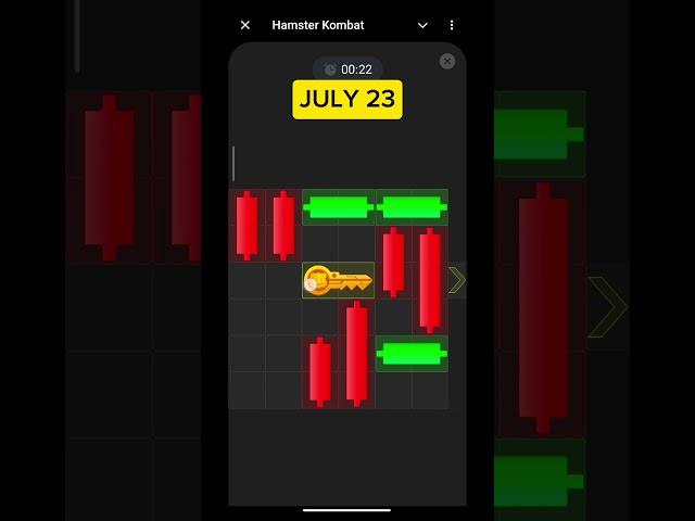 Hamster minigame solution july 23 |Hamster key game |23/7/2024|today|new #hamsterkombat